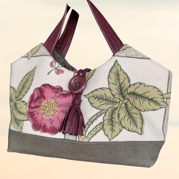 Retro Bohemian Style Floral Handbag - Picture 2 of 6